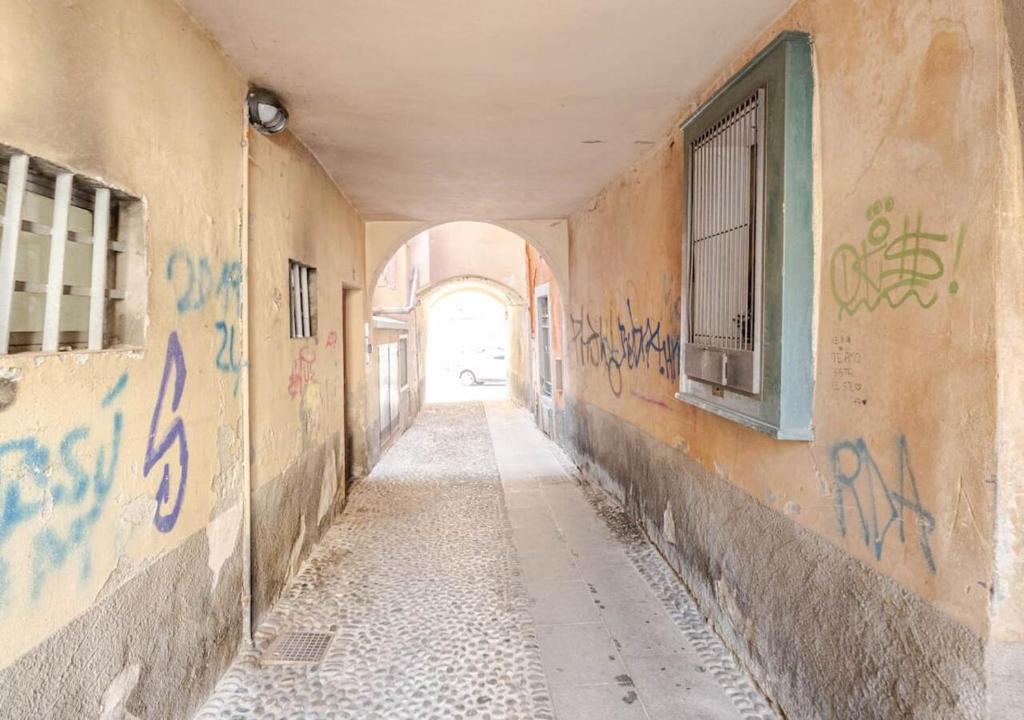 Il vicolo che porta a Cà San Lazzaro